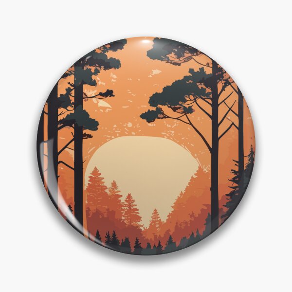 Item preview, Nice Vector Forest Sunset T-Shirt designed and sold by Latmassology.