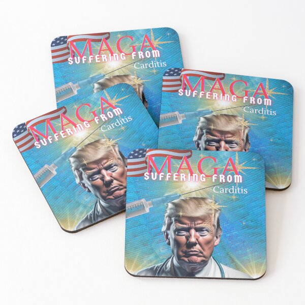 Item preview, Donald Trump/ Suffering From MAGA Carditis/ Cool Patriotic Art/USA/American Love designed and sold by ChristabellaWwMS.