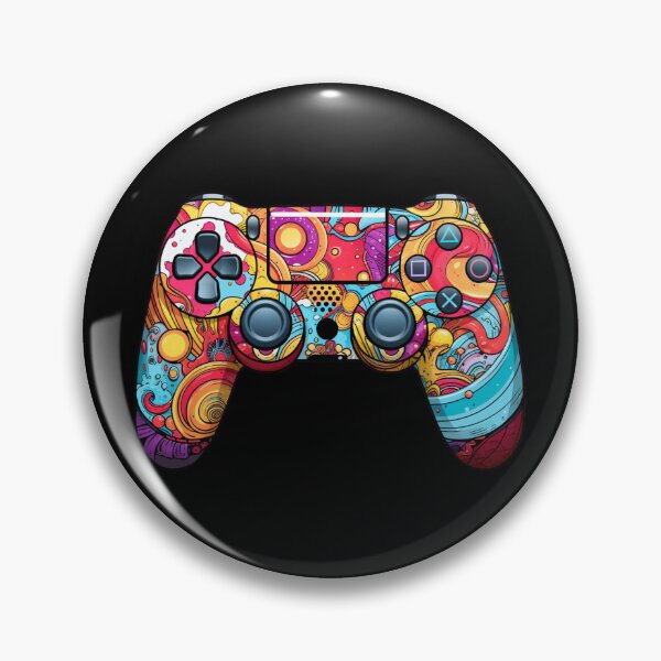 Item preview, Video Game Controller Play Station Inspired  - Magic Colours designed and sold by T1337.