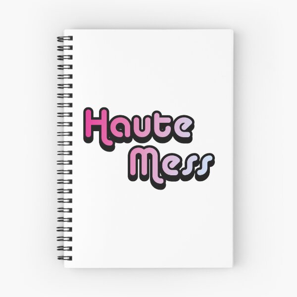 Item preview, Haute Mess - Pink Text designed and sold by thebigleebowski.