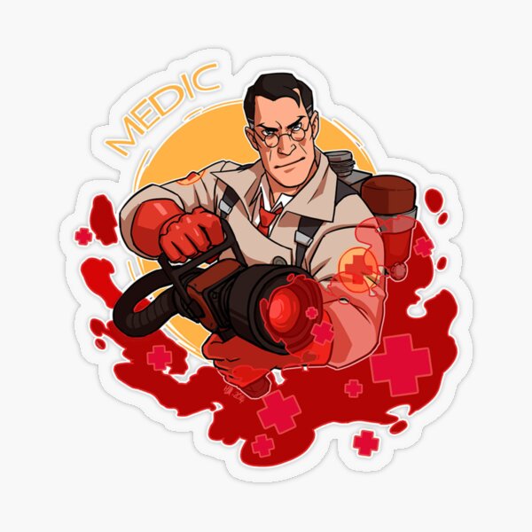 Medic Team Fortress 2  Sticker for Sale by EnoWesker