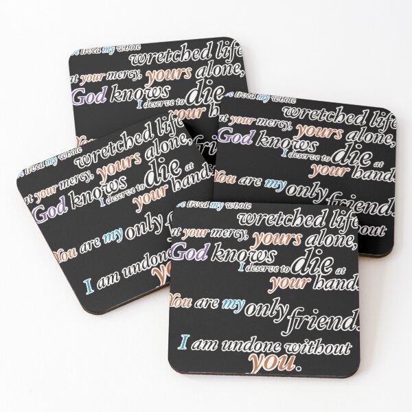 Item preview, I Am Undone Without You- Full Quote designed and sold by Friend of Frogs.
