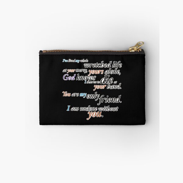 Item preview, I Am Undone Without You- Full Quote designed and sold by Friend of Frogs.