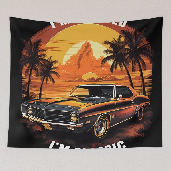 Item preview, I'm Not Old I'm Classic Funny Car Graphic designed and sold by Flying Penguins.