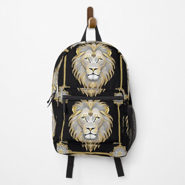 Item preview, Gold and silver rhinestone lion tapestry  designed and sold by Roxburylane.