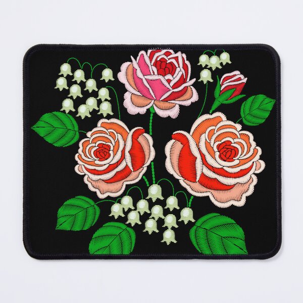 Item preview, Embroidered Floral designed and sold by FunWithChemo.
