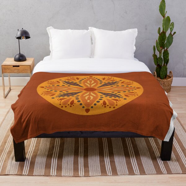 Item preview, Fall Mandala - Shades Of Orange designed and sold by DigThatPrint.