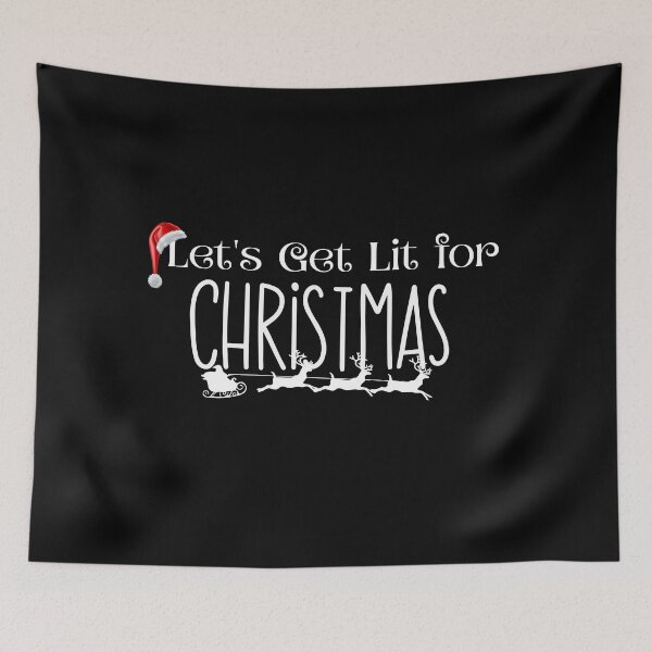 Item preview, let's get lit christmas designed and sold by vaggleTown.