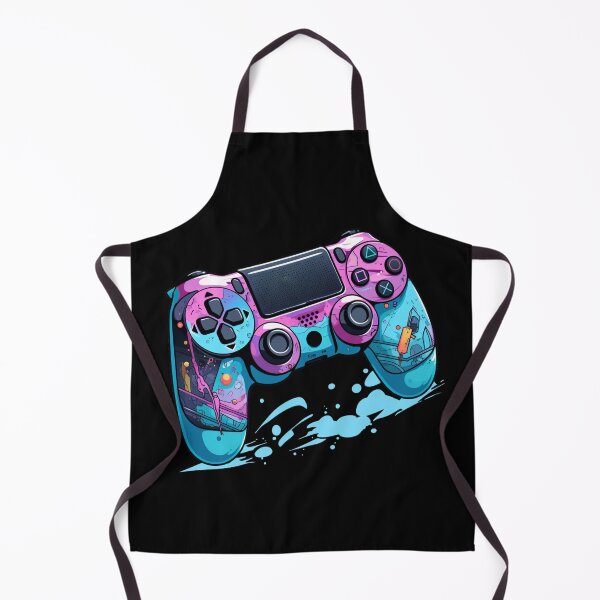 Item preview, Blue Pink Video Game Controller Play Station Inspired designed and sold by T1337.