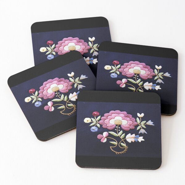 Item preview, Embroidered Floral designed and sold by FunWithChemo.