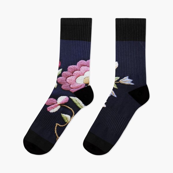 Item preview, Embroidered Floral designed and sold by FunWithChemo.