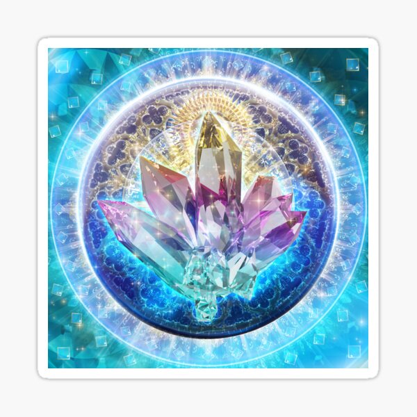 Crystal Healing Stickers for Sale