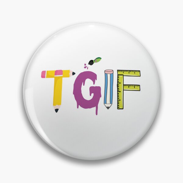 Item preview, "Thank God it's Friday" or simply "TGIF designed and sold by charlotte-print.