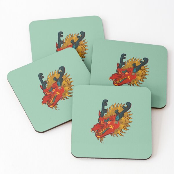 Item preview, eastern dragon traditional tattoo style designed and sold by risenwaters.