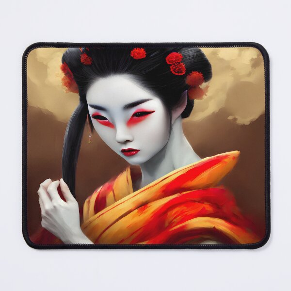 Item preview, Red Dragon Geisha designed and sold by @adorcharm Modern & Classic AI Art.