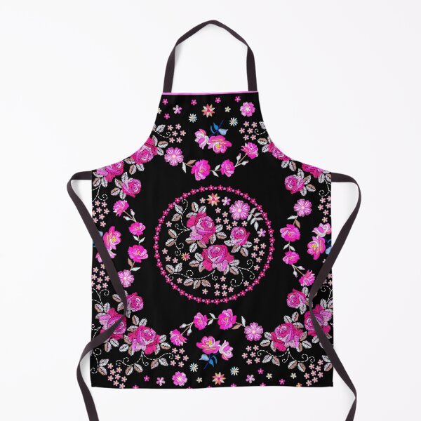 Item preview, Embroidered Pink Roses designed and sold by FunWithChemo.