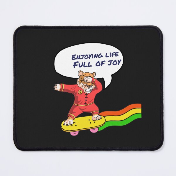 Item preview, Joyful Tiger Shredding designed and sold by StickerStudio27.