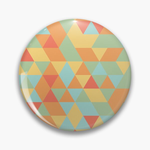 Item preview, Yellow Tones Triangles Pattern / RoYuMi designed and sold by royumi.
