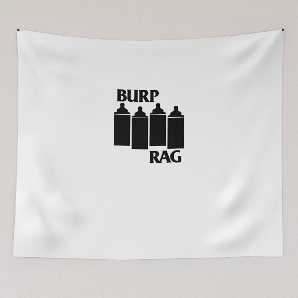 Item preview, Burp Rag Punk Rock Dad Black Flag designed and sold by SimonWong88.