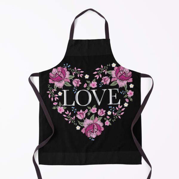 Item preview, Embroidered Love Heart designed and sold by FunWithChemo.