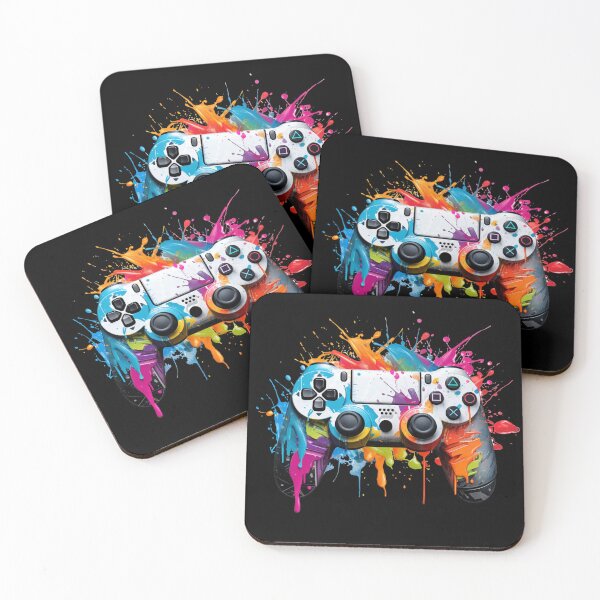 Item preview, Splash Art Painting Video Game Controller Play Station Inspired  designed and sold by T1337.