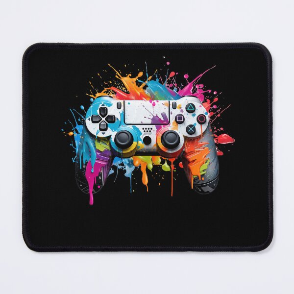 Item preview, Splash Art Painting Video Game Controller Play Station Inspired designed and sold by T1337.