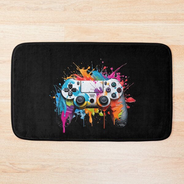 Item preview, Splash Art Painting Video Game Controller Play Station Inspired designed and sold by T1337.