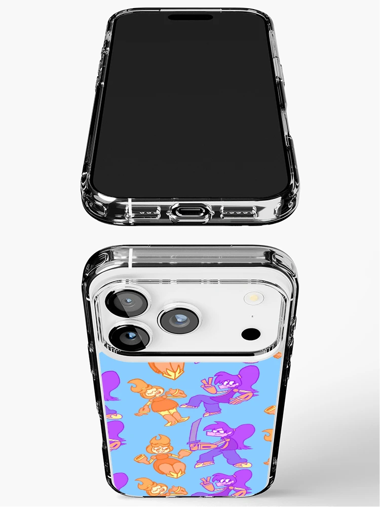 Thumbnail 3 of 5, iPhone Case, Yuriko and Ranru Pattern designed and sold by AmphibiaComics.