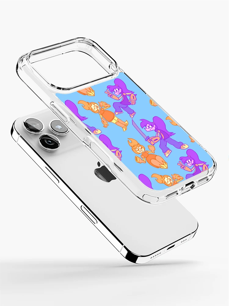 Thumbnail 2 of 5, iPhone Case, Yuriko and Ranru Pattern designed and sold by AmphibiaComics.