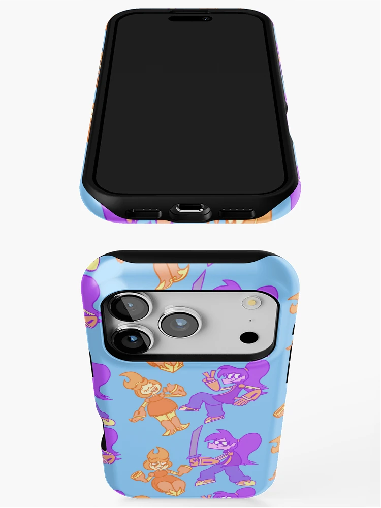 Thumbnail 3 of 4, iPhone Case, Yuriko and Ranru Pattern designed and sold by AmphibiaComics.