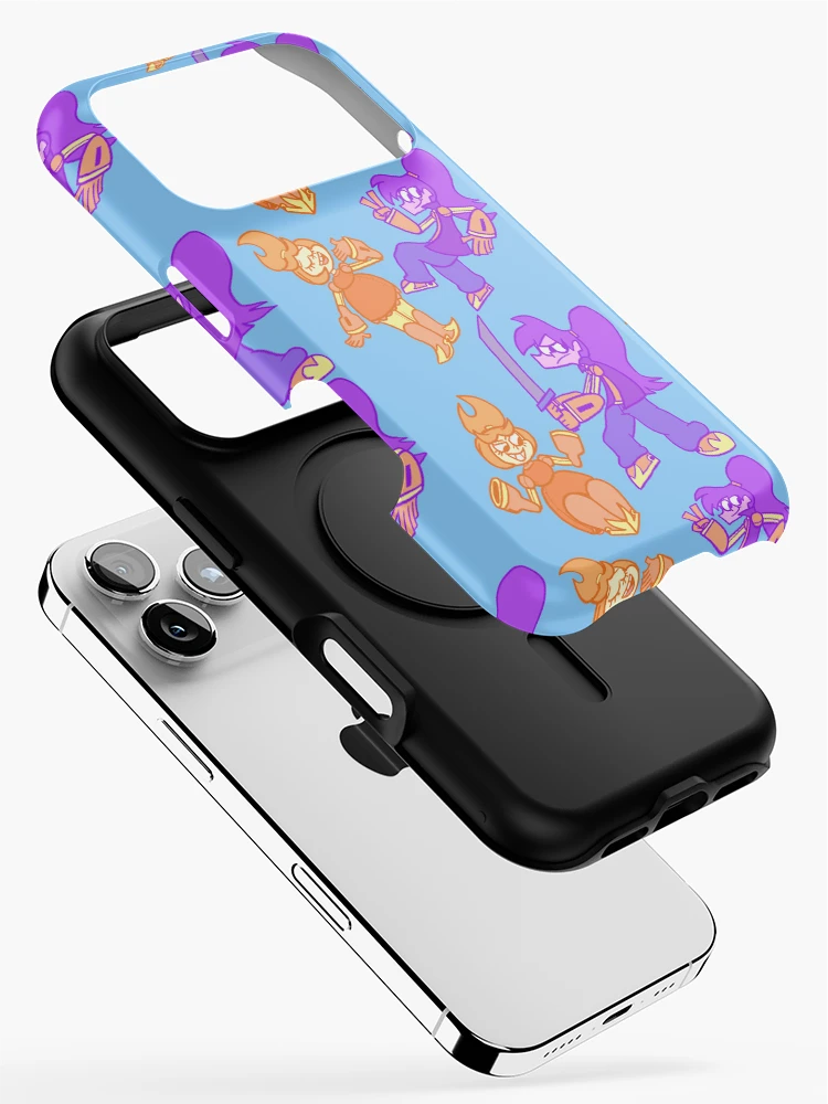 Thumbnail 2 of 4, iPhone Case, Yuriko and Ranru Pattern designed and sold by AmphibiaComics.