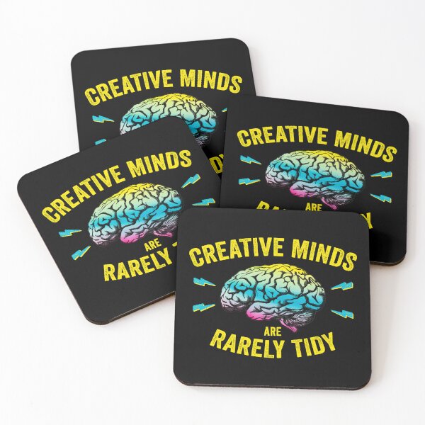 Item preview, Funny Creative Minds Are Rarely Tidy Saying designed and sold by wingstar.