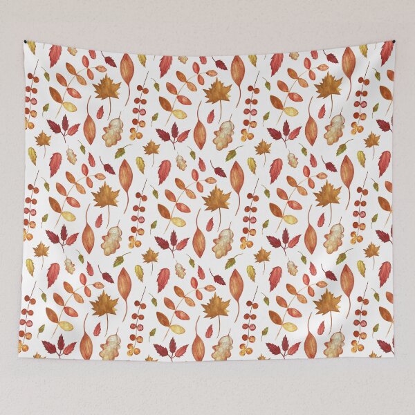 Item preview, Watercolor Autumn Leaves Nature designed and sold by silviaol.