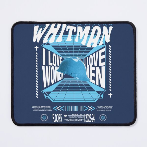 Item preview, Whitman "I Love Men" Design designed and sold by TheBeatleBrain.