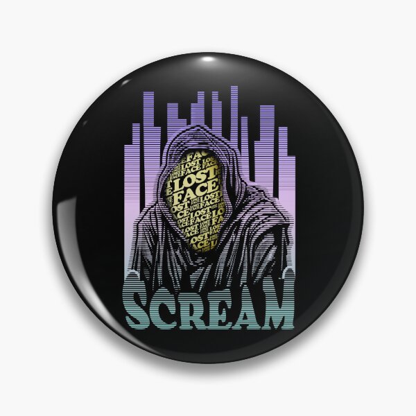 Item preview, Scream VI (Scream 6) ghostface lostface horror movie graphic design designed and sold by ironpalette.