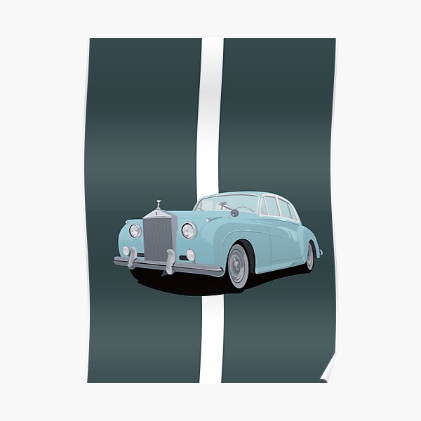 Art de voiture classique pour les amateurs de voitures rétro Poster