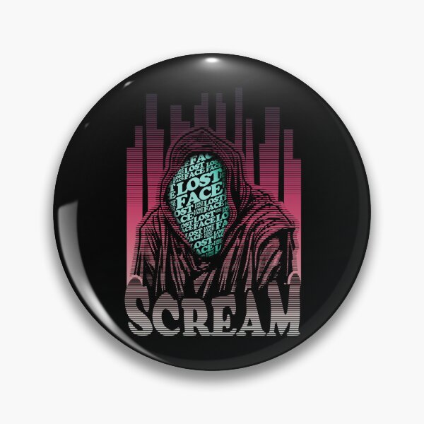 Item preview, Scream VI (Scream 6) ghostface lostface horror movie graphic design designed and sold by ironpalette.