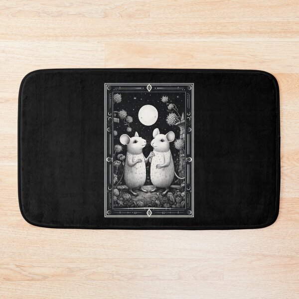 Item preview, Goth Tarot Rat Card Vintage Dark Academia designed and sold by trendyzcom.