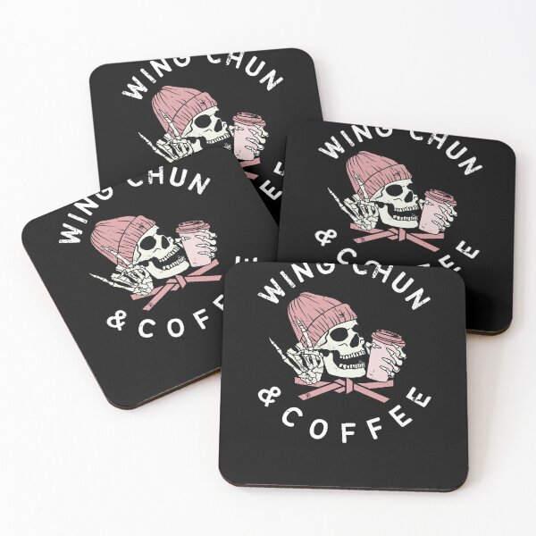 Item preview, Wing Chun And Coffee Beanie, Rock On Vintage Skull designed and sold by Polishthestone.