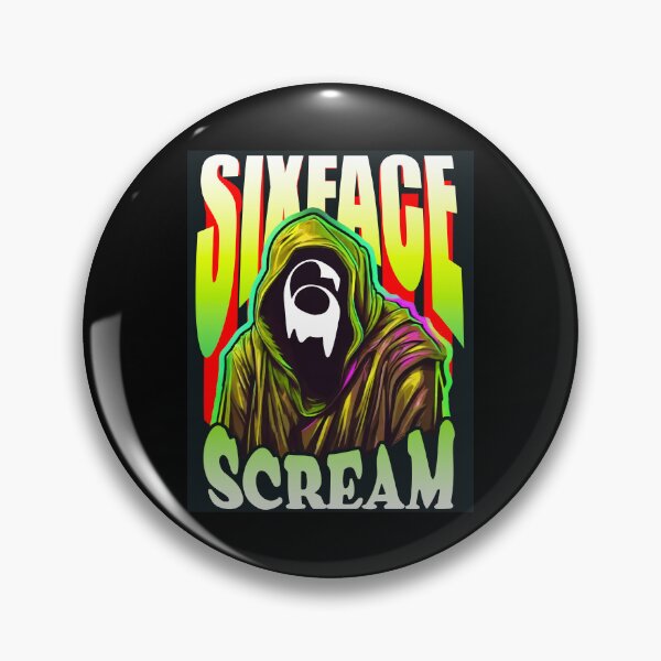 Item preview, Scream VI (Scream 6) ghostface sixface horror movie graphic design designed and sold by ironpalette.