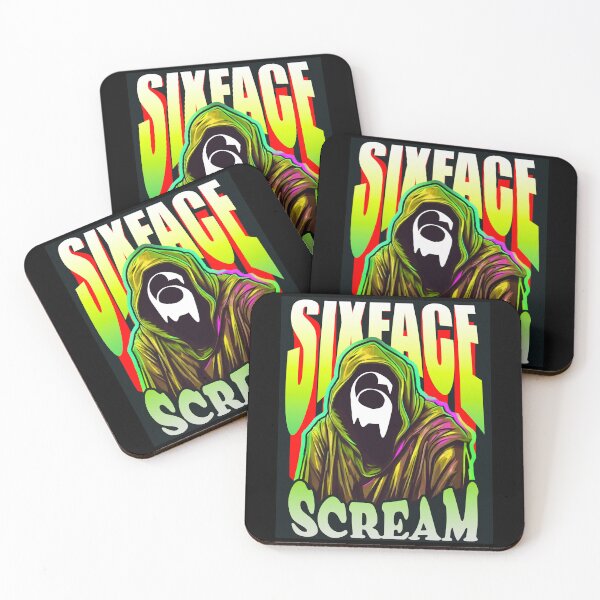 Item preview, Scream VI (Scream 6) ghostface sixface horror movie graphic design designed and sold by ironpalette.