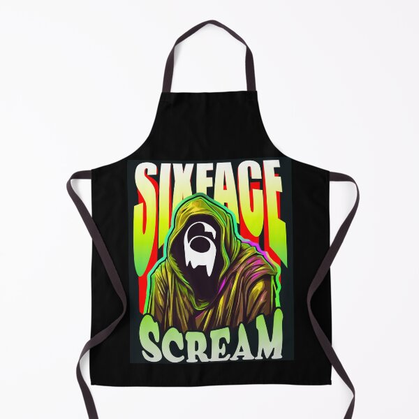 Item preview, Scream VI (Scream 6) ghostface sixface horror movie graphic design designed and sold by ironpalette.
