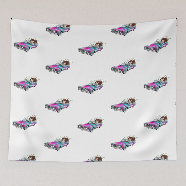 Item preview, 2 Pink-Blue Cadillac Lady Boss designed and sold by ColburnDell.