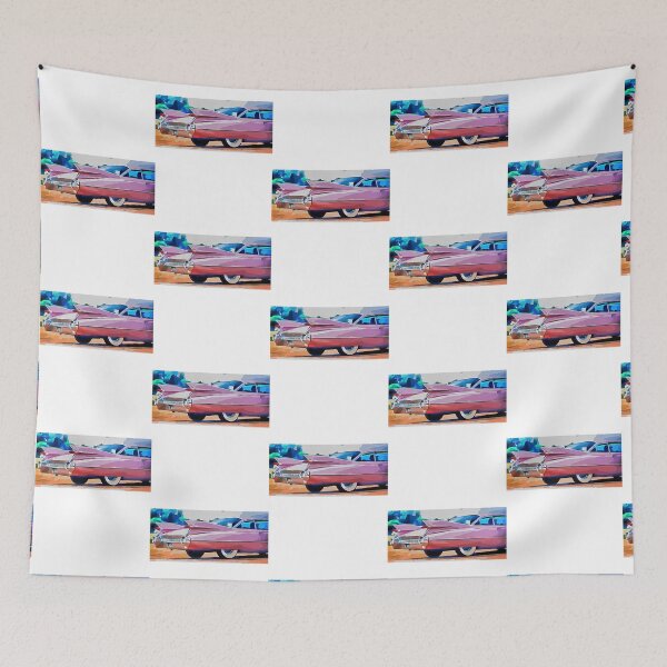 Item preview, Cartoon style Pink cadillac designed and sold by ColburnDell.