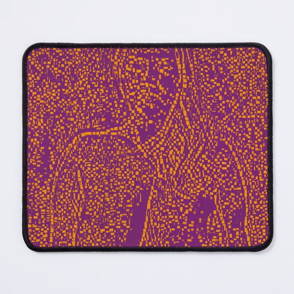 Item preview, Abstract female nude in purple and orange designed and sold by pulchritude560.