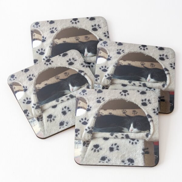 Item preview, #304 |☼| Black & White Cat Nap - Catisfaction Cat Café (Cats) designed and sold by Naean H.F. (Nez Man).