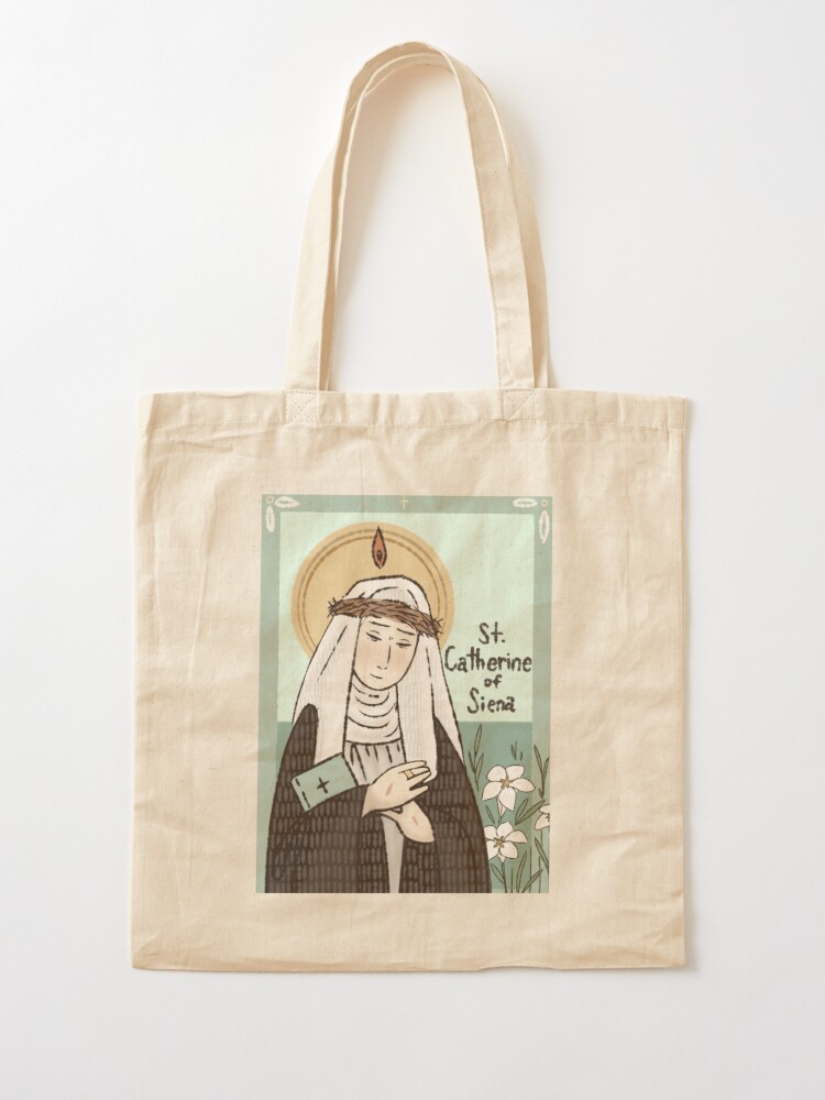 St.Catherine of Siena Tote Bag for Sale by TheLostNowFound