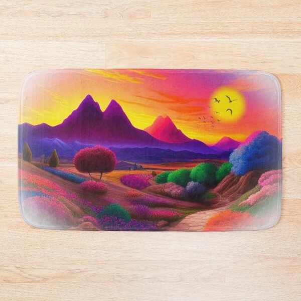 Item preview, Beautiful colorful countryside image designed and sold by Design Dreamer.
