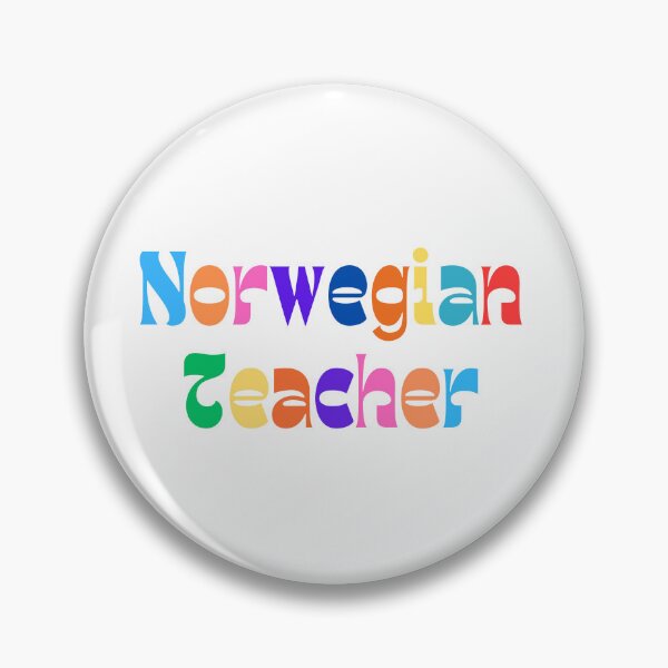 Item preview, Colorful and fun Norwegian teacher design designed and sold by language-des.
