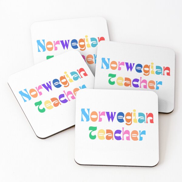 Item preview, Colorful and fun Norwegian teacher design designed and sold by language-des.